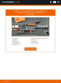 Jak provést výměnu: Zkrutna tyc Leon Van / Hatchback (5F1) 1.6 TDI