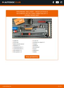 Vervanging uitvoeren: Wiellager 2.0 TDI Skoda Octavia 3