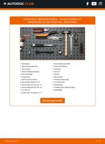 Wie der Ersatz vollführt wird: Bremsscheiben 1.2 VTi 82 DS3 Cabrio