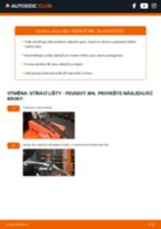 Profesionální průvodce výměnou součástky Olejovy filtr na tvém autě Peugeot 806 221 2.0