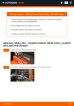 Profesionalni vodič za zamenjavo dela Zracni filter na tvojem avtu Peugeot Expert Tepee 2.0 HDi 120 4x4