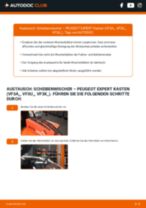 Die professionelle Anleitung für den Scheibenwischer-Wechsel bei deinem Peugeot Expert Kastenwagen 2.0 HDi 120
