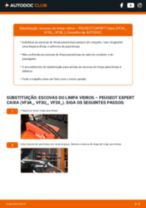 O guia profissional para substituir o produto Sonda Lambda no teu Peugeot Expert Van 2.0 HDi 140