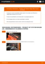 De professionele handleidingen voor Ruitenwissers-vervanging in je Peugeot 307 Station Wagon 1.6 16V