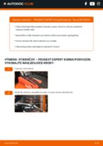 Profesionálny sprievodca výmenou súčiastky Palivový filter na tvojom aute PEUGEOT EXPERT Platform/Chassis 2.0 HDi 140