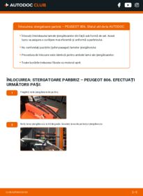 Cum să efectuați înlocuirea: Lamela stergator Peugeot 806 221 2.0 HDI