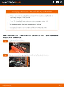 Vervangen: Ruitenwissers 2.2 HDi Peugeot e 807