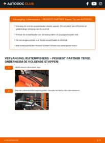 Vervangen: Ruitenwissers 1.6 HDi 16V Peugeot Partner Tepee