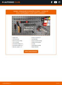 Kā veikt nomaiņu: 4.4 ALPINA B7 (E65) Svira