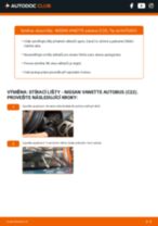 Podrobné PDF tutoriály, jak vyměnit List stěrače na autě NISSAN VANETTE Bus (C22)