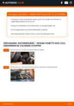 Nissan Vanette C22 2.4 i stapsgewijze handleidingen over onderhoud