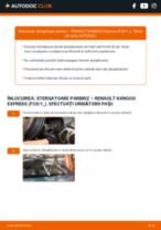 Ghid profesionist pentru schimbarea produsului Lamela stergator la automobilul tău Renault Kangoo Express 1.5 dCi