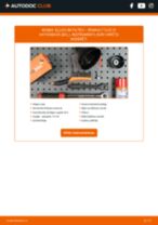 RENAULT CLIO Eļļas filtrs uzstādīšanas rokasgrāmata