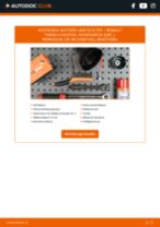 RENAULT Twingo II Kasten / Schrägheck (CNO_) Motorölfilter: Tutorial zum eigenständigen Ersetzen online