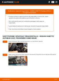 Sostituzione di Tergicristalli Nissan Vanette C22 2.0 D