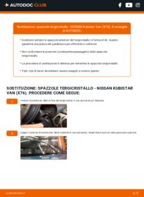Sostituzione di Tergicristalli Nissan Kubistar Van X80 dCi 85