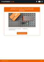TOYOTA VIOS/YARIS Saloon (ZSP9_, NCP9_) Luftfilter wechseln - Anleitung pdf