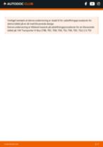 Online manual til udskiftning på egen hånd af Bagrudevisker på VW TRANSPORTER IV Platform/Chassis (70XD)