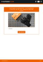 Samm-sammuline PDF-juhend VW TRANSPORTER IV Box (70XA) Pesurikumm asendamise kohta