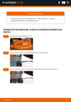 SEAT INCA (6K9) Scheibenwischer: Schrittweises Handbuch im PDF-Format zum Wechsel