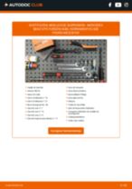 La guía profesional para realizar la sustitución de Amortiguadores en tu Mercedes Vito W638 110 CDI 2.2 (638.094)
