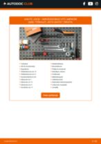 Online-ohjekirja, kuinka vaihtaa Takajouset & etujouset MERCEDES-BENZ VITO Box (638) -malliin