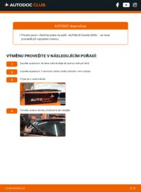 Jak provést výměnu: List stěrače B3 Touring (E46) 3.3