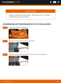Jak wymienić Pióro wycieraczki Panda (141A) 0.9