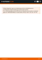 Mikor cseréljünk Fékpofakészlet rögzítőfék MERCEDES-BENZ C-CLASS (W202): pdf kézikönyv