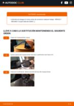 La guía profesional para realizar la sustitución de Escobillas de Limpiaparabrisas en tu Mégane 2 Cabrio 1.9 dCi