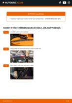 Kuinka vaihtaa Pyyhkijät autoon Berlingo II Flatbed Kuorma-auto/Alusta (B9) 1.6 HDi 90? Vaiheittaiset oppaat