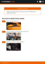 Manual de reparație Citroën Berlingo M 2005 - instrucțiuni pas cu pas și tutoriale