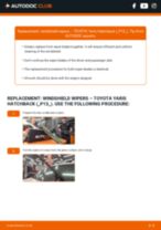 Online manual on changing Wipers yourself on TOYOTA YARIS (NHP13_, NSP13_, NCP13_, KSP13_, NLP13_)