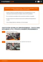 La guía profesional para realizar la sustitución de Escobillas de Limpiaparabrisas en tu Toyota Yaris xp13 1.4 D (NLP130_)