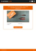 Βήμα-βήμα PDF οδηγιών για να αλλάξετε Μοτέρ υαλοκαθαριστήρων σε Skoda Fabia Mk1 Hatchback