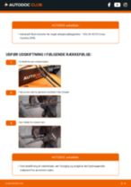 Trin-for-trin PDF-tutorial om skift af VOLVO XC70 CROSS COUNTRY Viskerblade