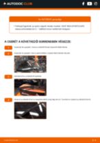 Lépésről-lépésre PDF-útmutató - SEAT IBIZA SPORTCOUPE Box Body / Hatchback (6J1) Törlőlapát csere