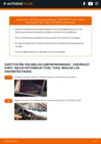 Tutorial paso a paso en PDF sobre el cambio de Amortiguador telescópico neumático en CHEVROLET Lanos Limousine