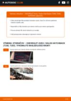CHEVROLET Aveo / Kalos Hatchback (T250, T255) 2020 príručka údržba a opravy