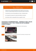Installation von Spritfilter CHEVROLET AVEO Hatchback (T250, T255) - Schritt für Schritt Handbuch