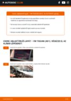 Hogyan végezzek Ablaktörlő cserét Tiguan Allspace (BW2) 2.0 TSI 4motion autómban? Lépésről-lépésre útmutatók