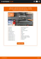 Vodič PDF po korakih za menjavo CITROËN C2 (JM_) Komplet za popravilo, nosilni / vodilni zgib