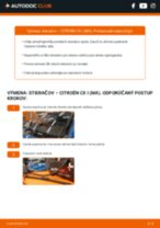 Profesionálny sprievodca výmenou súčiastky Olejový filter na tvojom aute CITROËN CX I (MA) 2.0