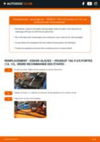 Le guide professionnel de remplacement pour Plaquette de frein sur votre Peugeot 106 Phase 2 1.6 S16