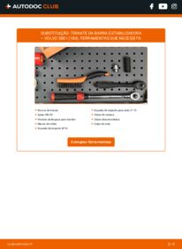 Como realizar a substituição de Tirante da Barra Estabilizadora 2.4 Volvo S80 1