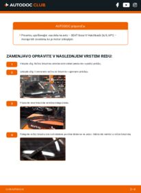 Kako izvesti menjavo: Metlica brisalnika stekel Ibiza IV Hatchback (6J5, 6P1) 1.4