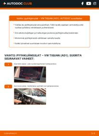 Kuinka vaihtaa Pyyhkijänsulat 2.0 TDI VW Tiguan 2 AD1 -autoon
