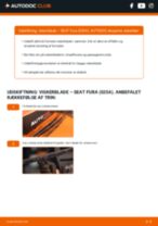 DIY-manual til udskiftning af Viskerblade i SEAT FURA
