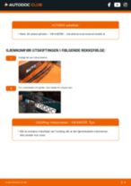 PDF med trinn for trinn-veiledning for bytte av VW KAEFER Vindusviskere