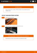 Kā nomainīt aizmugurē un priekšā Stikla tīrītāja slotiņa VW BORA Estate (1J6) - instrukcijas tiešsaistes